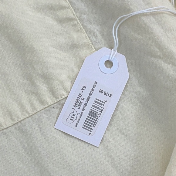 NEW Save Khaki United Button Down Oxford Shirt - Picture 3 of 4
